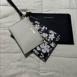 Authentic Michael Kors 3 pc Wristlet set - brand new